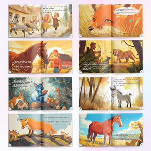 Bilingual Storybook Collection: 5-Book Set main cover and printed book set view, image 1, bundle ISBN 9798900666167