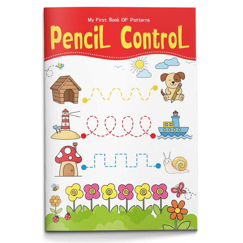 My First Book of Patterns Pencil Control Workbook cover
