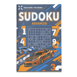 Printed four-book race car Sudoku set for children