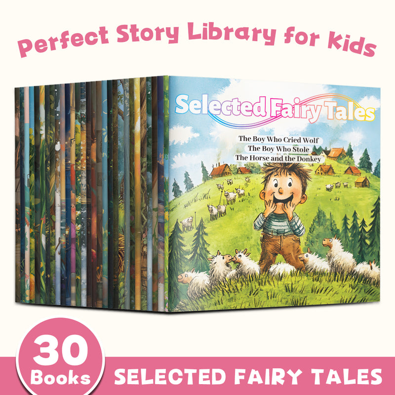 Selected Fairy Tales 30-Book Set for Kids cover