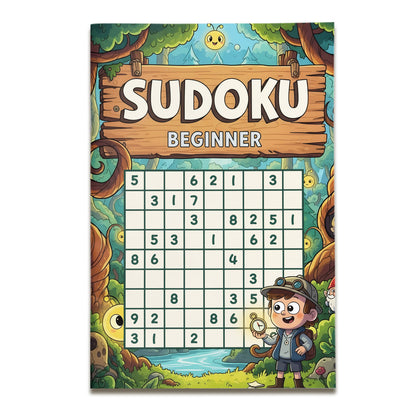 Forest Sudoku Puzzle Books 4-Level Logic Set covers
