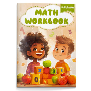 Multiplication Math Workbook for Kids cover