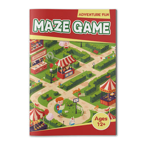 Challenge Maze Workbook for Kids, Hard Maze Puzzle Book with Tough Pathfinding Practice, Deep Focus Training, Logic Skills, and High-Level Brain Challenge Fun