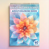 Amazing Patterns Adult Coloring Book cover