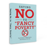 Standing product view of Saying No to Fancy Poverty Money Mindset Guide