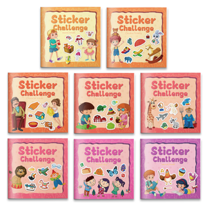 Sticker Challenge 8-book activity set cover