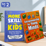 Kids Entrepreneurship and Financial Skills 2-Book Set physical printed book set image 1, bundle ISBN 9798904664879