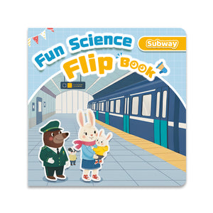 Fun Science Flip Book Subway interactive picture book for kids cover