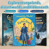 Classic Adventure Literature for Young Readers 3-Book Set main printed book set image, image 1, bundle ISBN 9798904663544