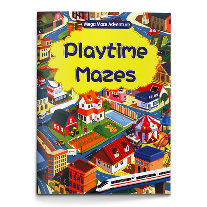 Playtime Mazes activity book for kids cover