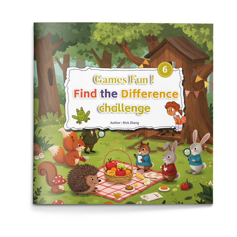 Spot the Difference Challenge for Kids cover