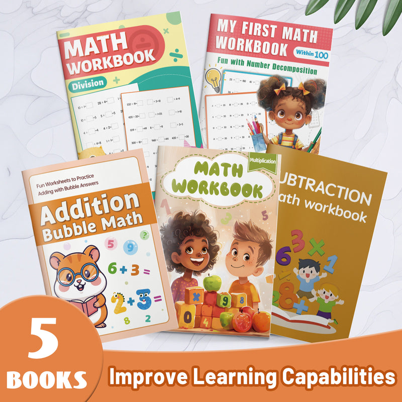 Printed Book Collection: 5-Book Set main cover and printed book set view, image 1, bundle ISBN 9798900666891