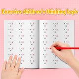 Printed kids math workbook for addition readiness and preschool learning
