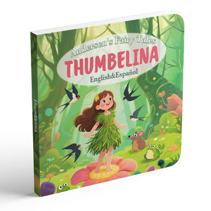 Thumbelina English-Spanish bilingual Andersen fairy tale book cover