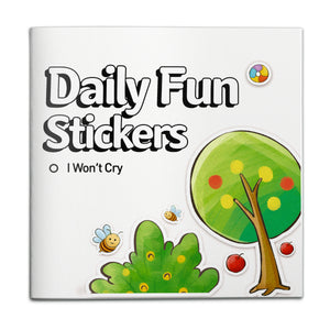 Daily Fun Stickers I Won't Cry picture book cover