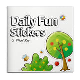 Daily Fun Stickers I Won't Cry picture book cover