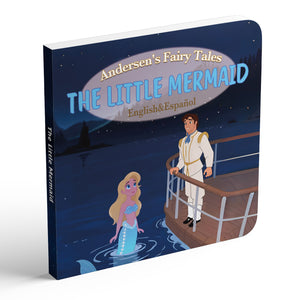 The Little Mermaid English-Spanish bilingual Andersen fairy tale book cover