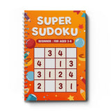 Four-level sudoku workbook collection for kids