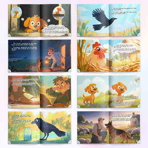 Bilingual Storybook Collection: 5-Book Set main cover and printed book set view, image 1, bundle ISBN 9798900666143