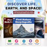 Children's Animal and Science Encyclopedia 3-Book Set main printed book set image, image 1, bundle ISBN 9798904662394