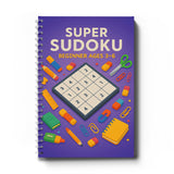 Sudoku puzzle pages with progressive number logic practice