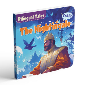 The Nightingale Bilingual Storybook for Kids, English and Spanish Picture Book, Classic Fairy Tale for Early Reading, Language Learning and Bedtime Reading