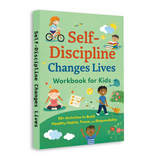 Self-Discipline Changes Lives Workbook for Kids product image 5 showing printed book details for screen-free reading and learning