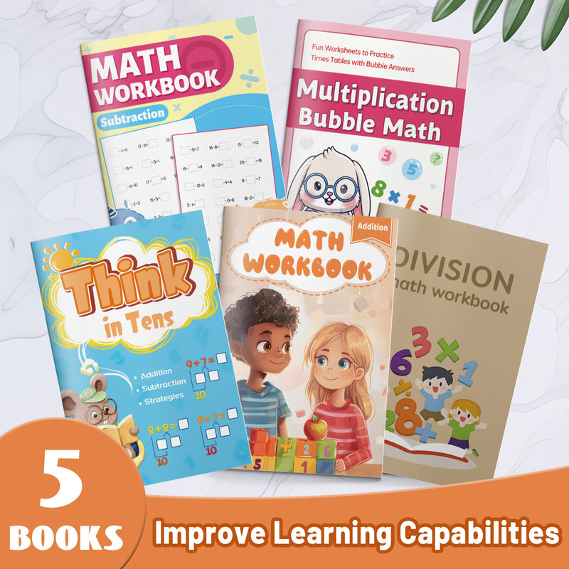 Printed Book Collection: 5-Book Set main cover and printed book set view, image 1, bundle ISBN 9798900666778