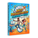 The Anti-Procrastination Playbook for Teens product image 5 showing printed book details for screen-free reading and learning