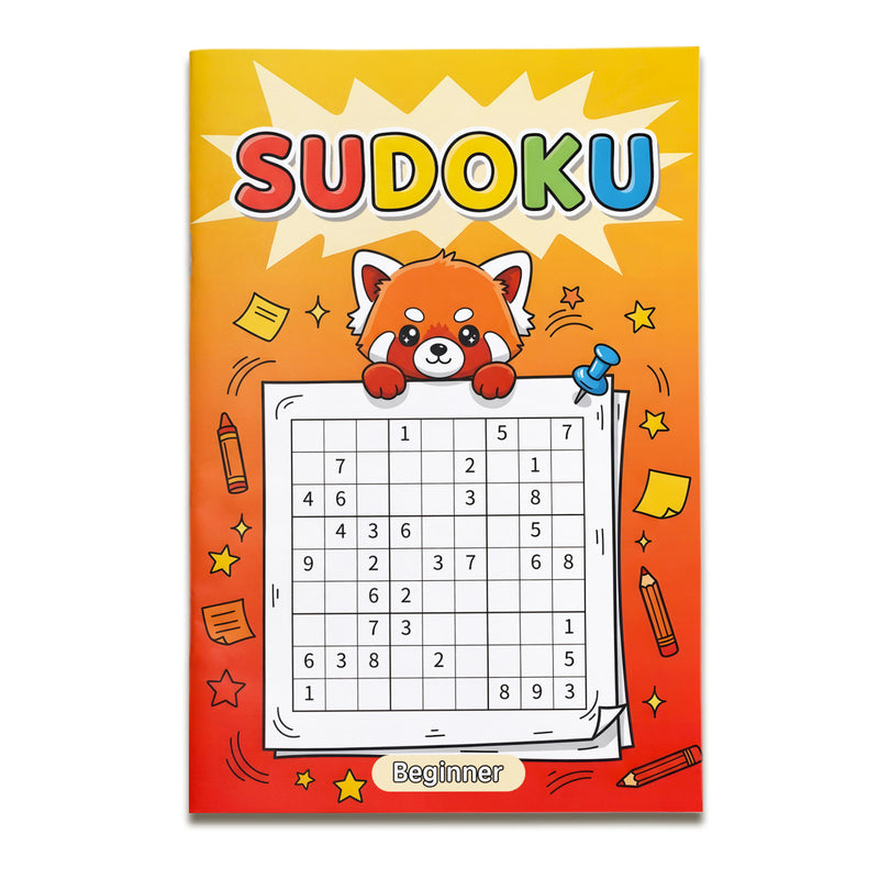 Animal Sudoku Puzzle Books 4-Level Logic Set covers