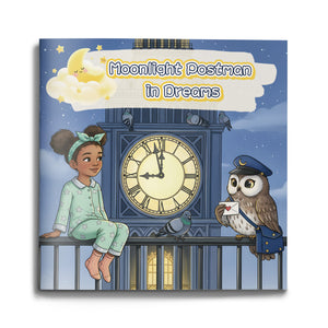Moonlight Postman in Dreams bedtime picture book for kids cover