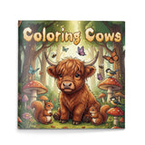 Kids Cow Coloring Book cover