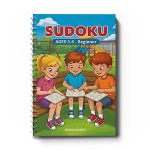 Sudoku Puzzle Books Progressive Brain Game Set covers