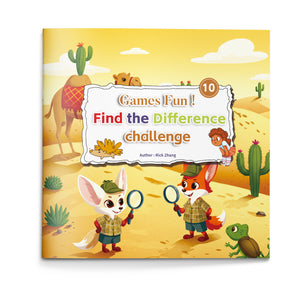 Find the Difference Puzzle Book for Kids cover