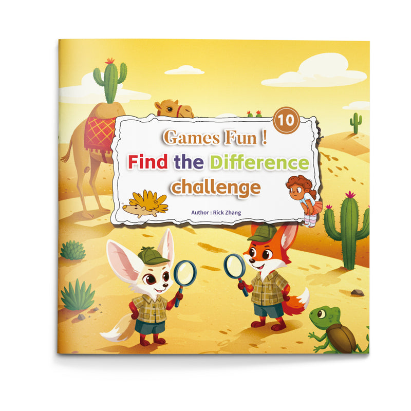 Find the Difference Puzzle Book for Kids cover