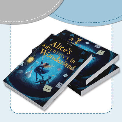 Alice's Adventures in Wonderland classic 3-book set with fantasy tunnel cover