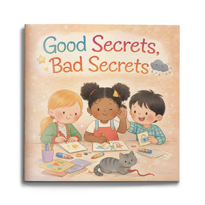 Good Secrets Bad Secrets children's safety picture book for personal boundaries cover