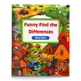 Busy Farm spot the difference book for kids cover