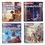 Bilingual Storybook Collection: 4-Book Set main cover and printed book set view, image 1, bundle ISBN 9798904661342