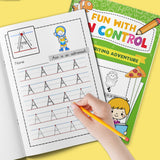 Ages 3-6 handwriting readiness workbook for screen-free alphabet learning