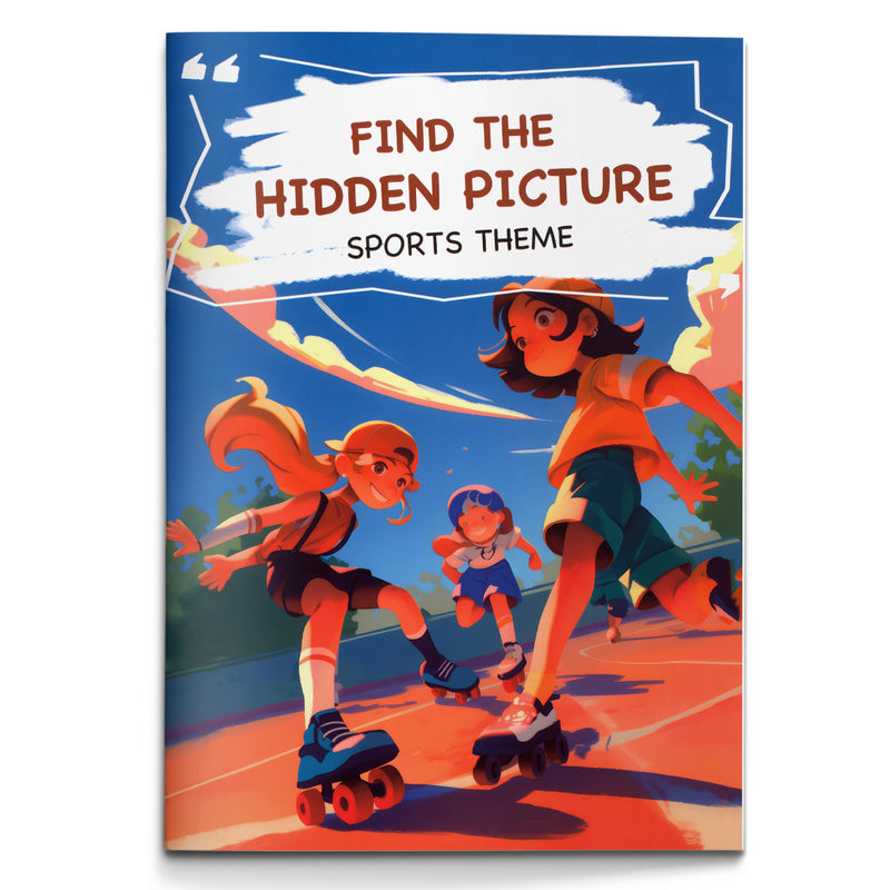 Find the Hidden Picture Sports Theme cover