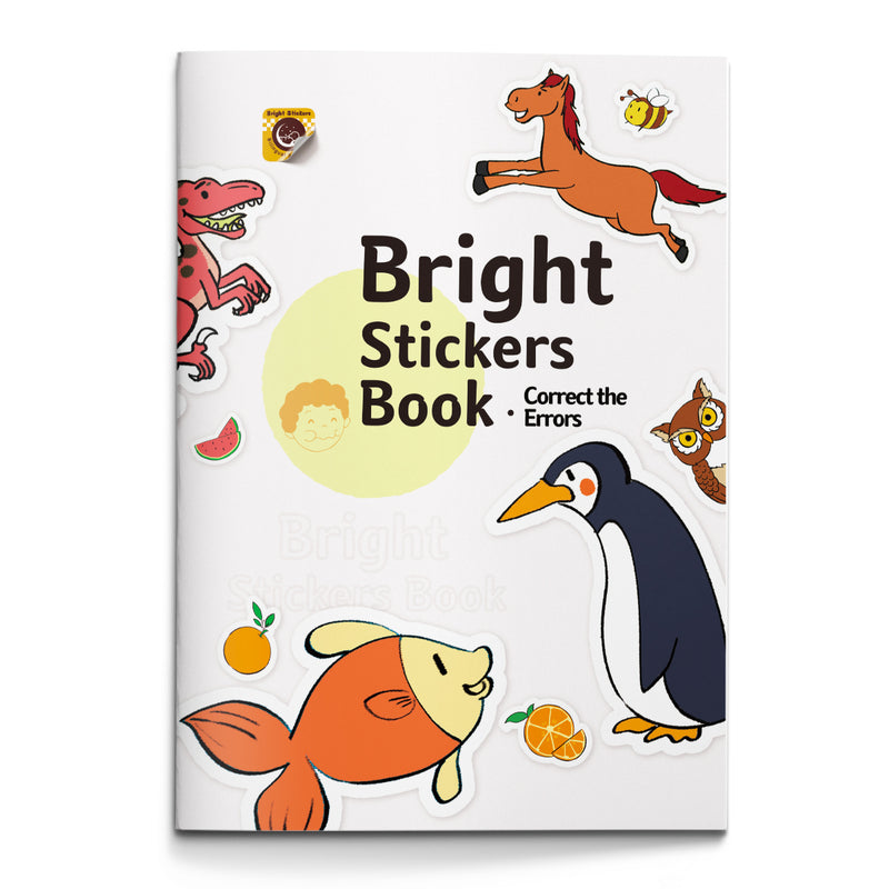 Bright Stickers Book Correct the Errors cover