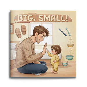 Big Small opposites picture book for toddlers cover