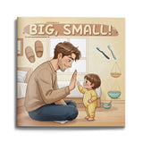 Big Small opposites picture book for toddlers cover
