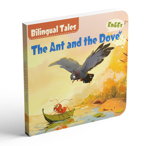 The Ant and the Dove English-Spanish bilingual fable book cover
