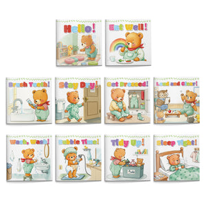 Bear Daily Routine 10-book storybook set for kids