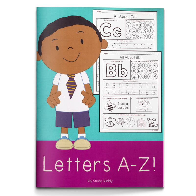 Letter Recognition and Phonics Practice Book for Kids cover