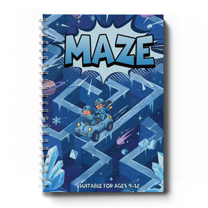 Advanced Maze Workbook Ice Logic Paths cover
