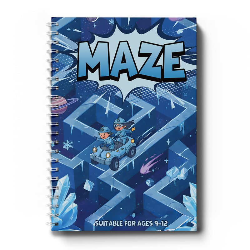 Advanced Maze Workbook Ice Logic Paths cover