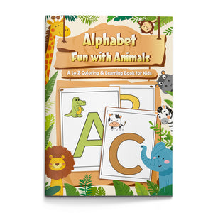Alphabet Tracing Workbook Large Letter Practice cover